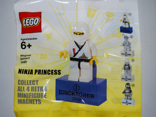 2856223 Magnet Set, Minifigure Retro Ninja Princess