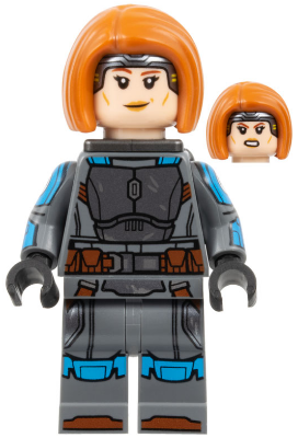 SW1287 Bo-Katan Kryze - Printed Arms, Helmet