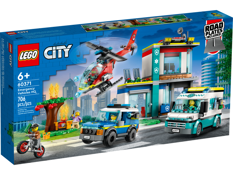 LEGO® City Emergency Vehicles HQ (Retired) 60371
