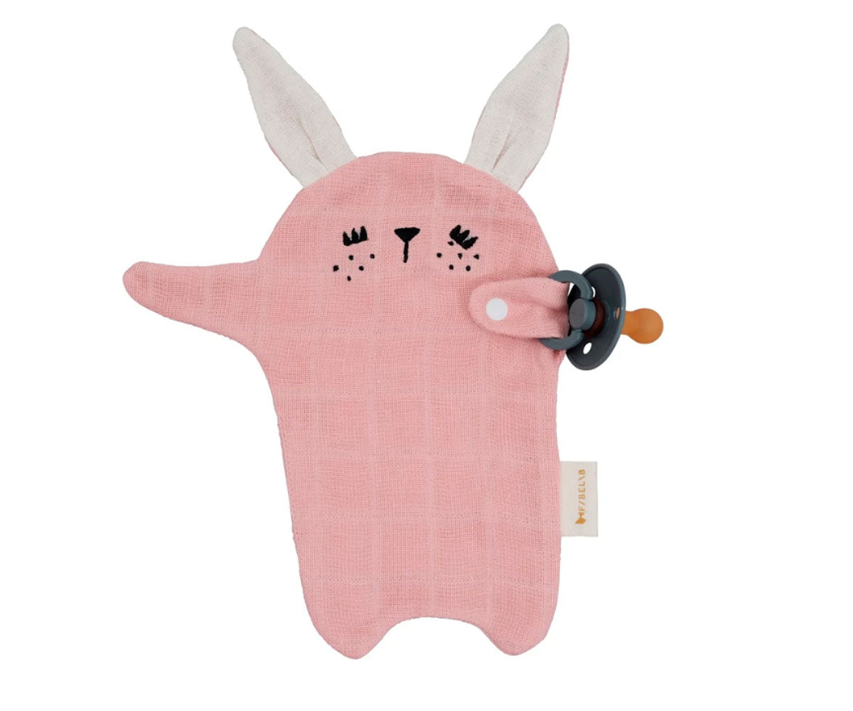Pacifier Cuddle - Pink Bunny