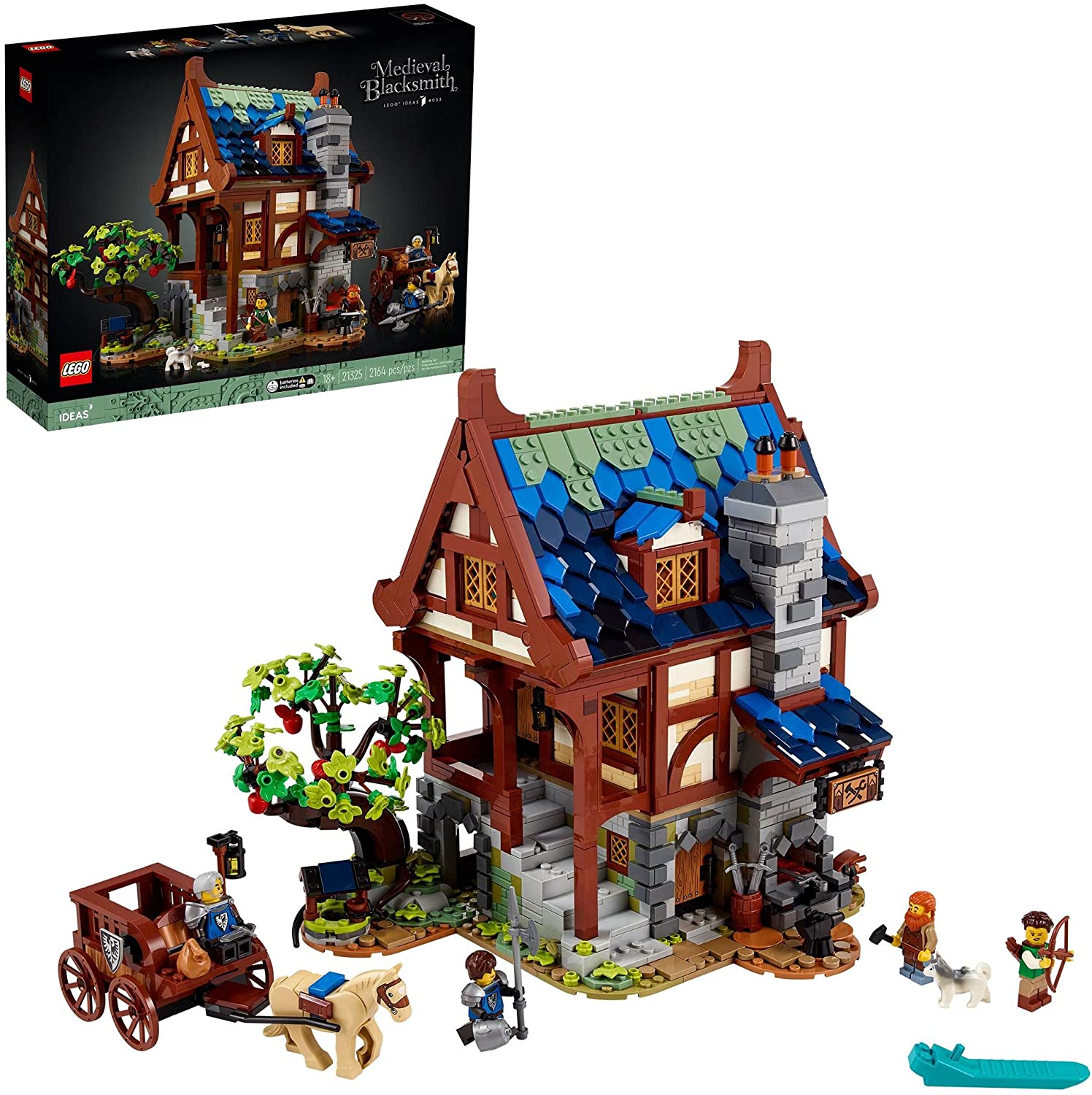 21325 LEGO Ideas Medieval Blacksmith (Retired) (New Sealed)