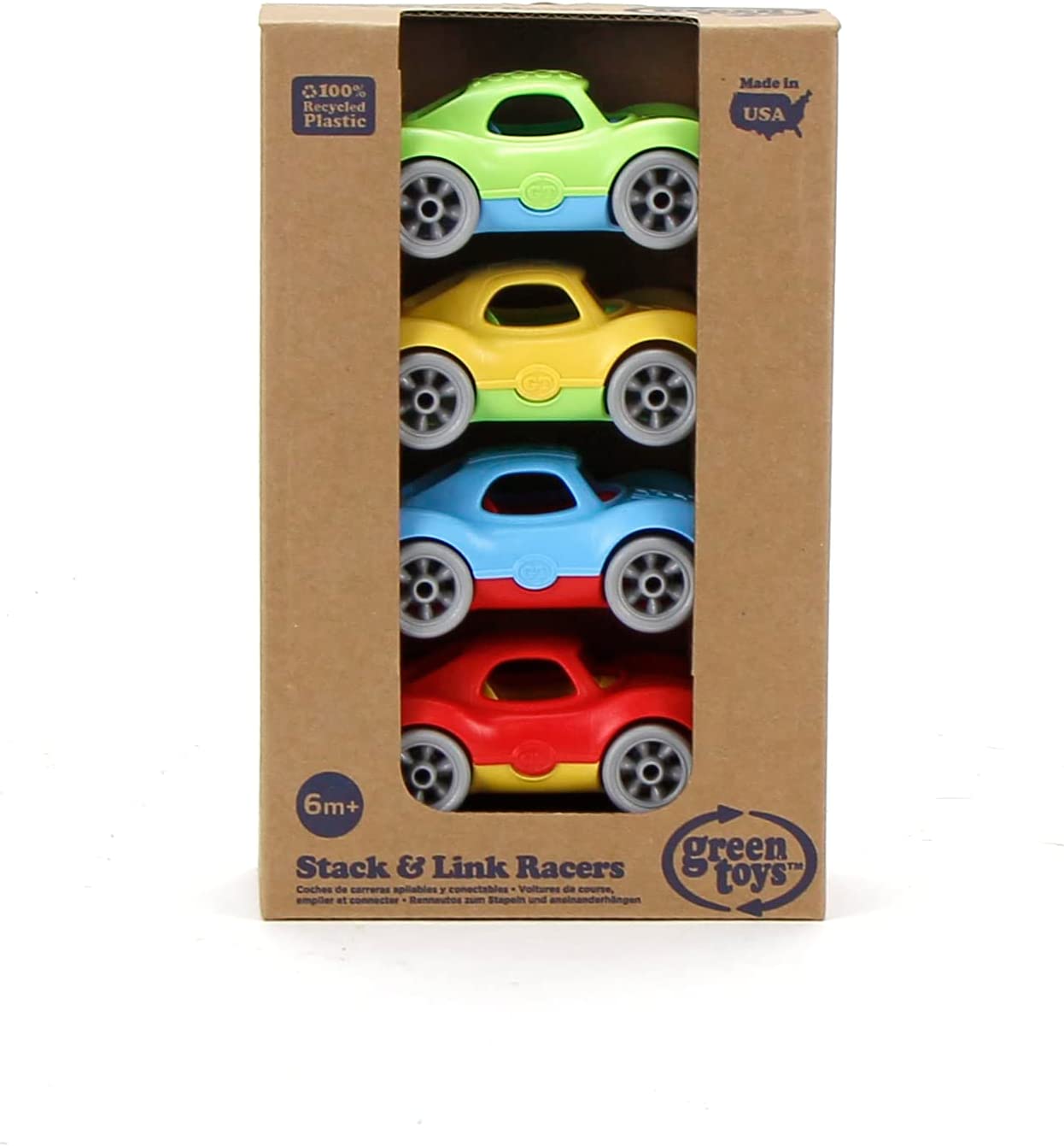 Green Toys Stack & Link Racers