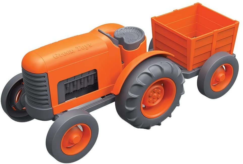 Green Toys Tractor - Orange