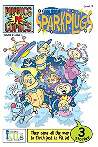 Melissa & Doug 31509 Phonics Comics- Level 3-Meet the Sparkplugs