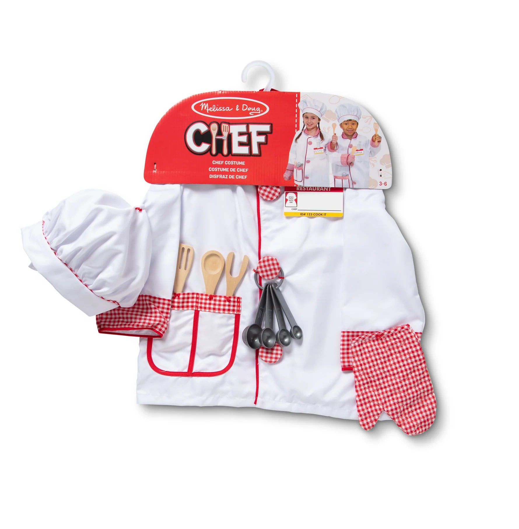 Melissa & Doug 4838 Chef Role Play Costume Set