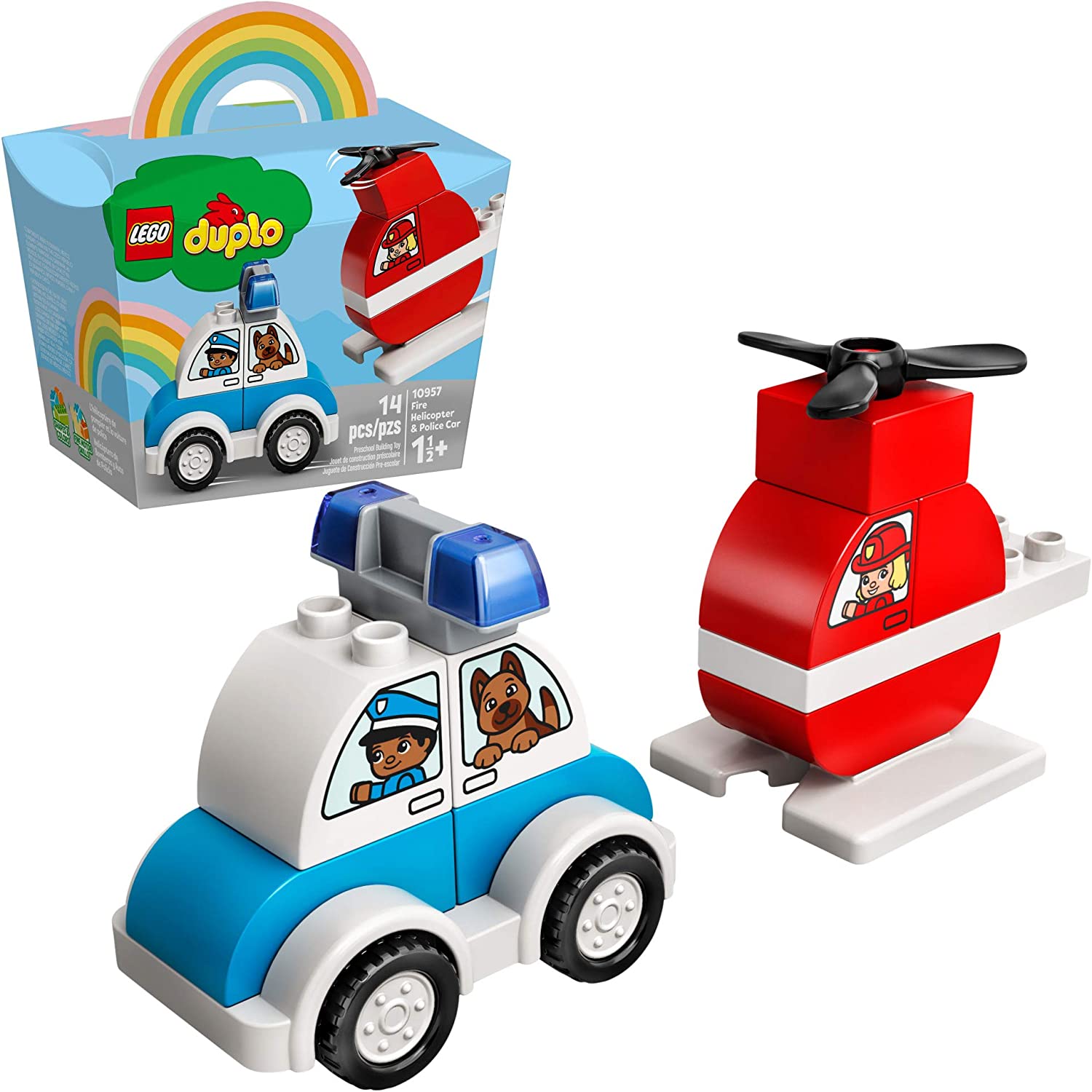 10957 DUPLO Fire Helicopter & Police Car