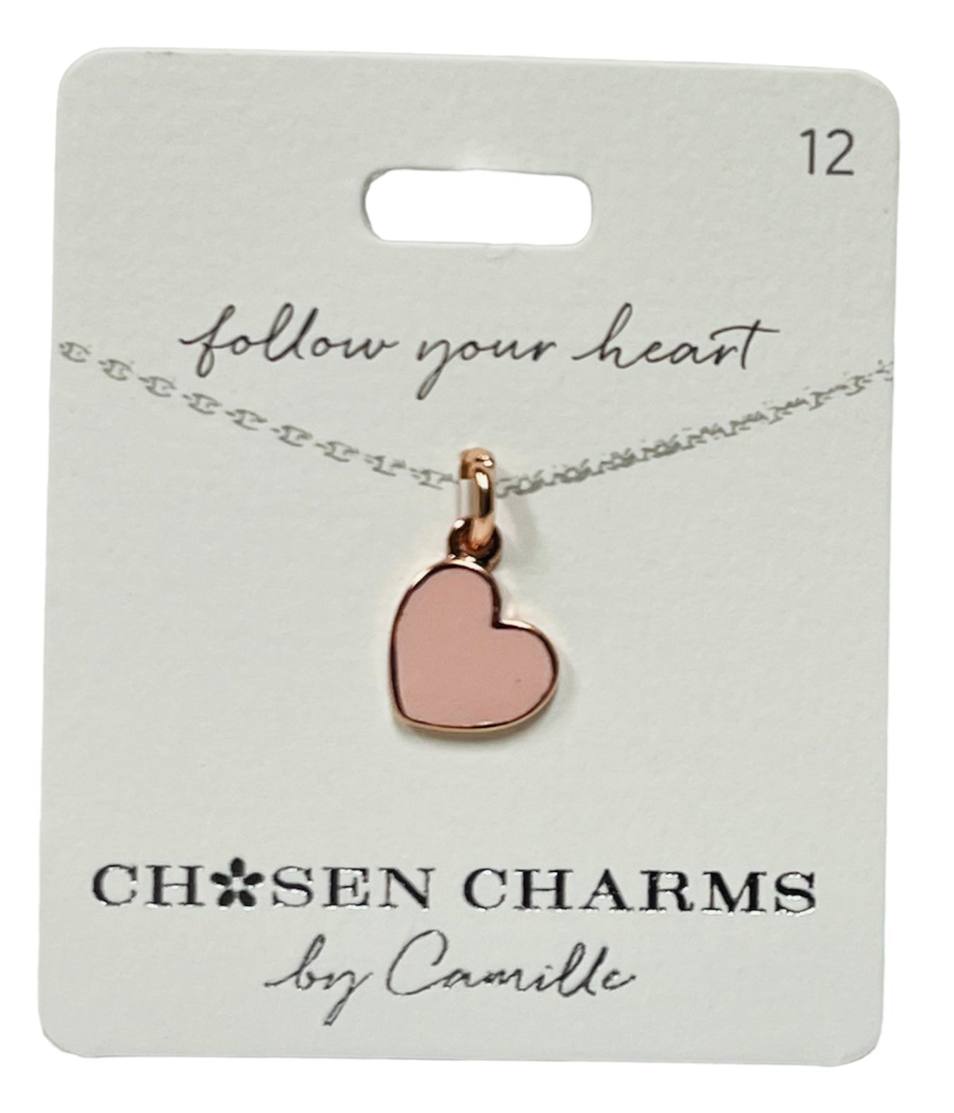 Pink Heart  Chosen Charms