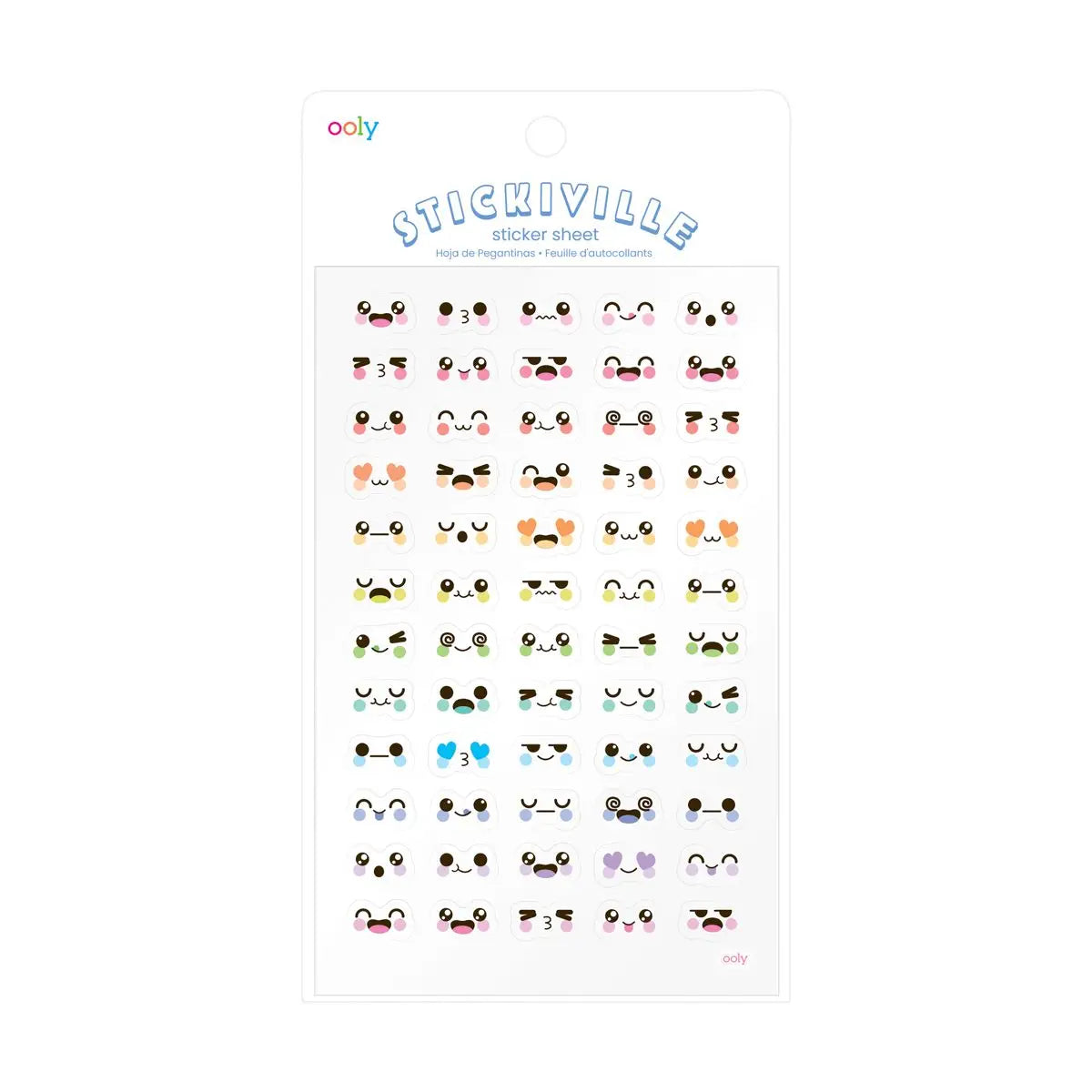 Stickiville Cute Expressions Stickers