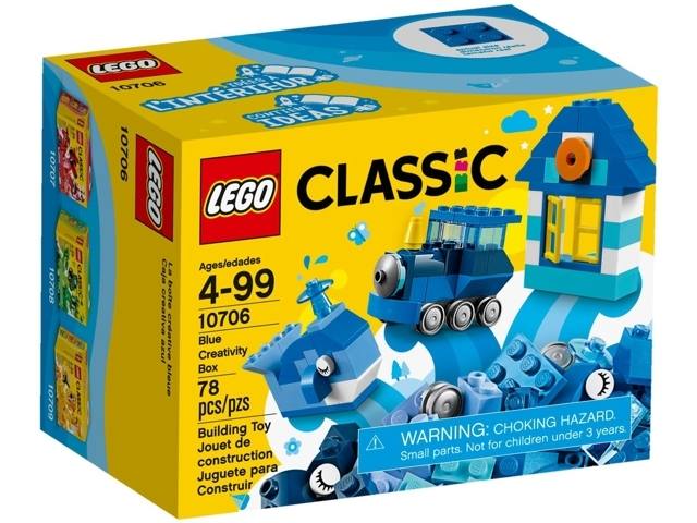 10706 LEGO Classic Blue Creativity Box (Retired) (Certified Complete)