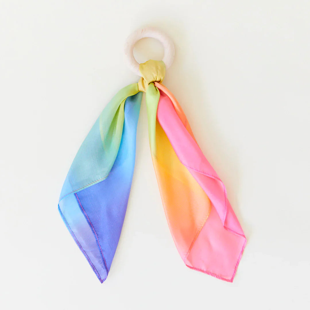 Sarah's Silks Rainbow Teether