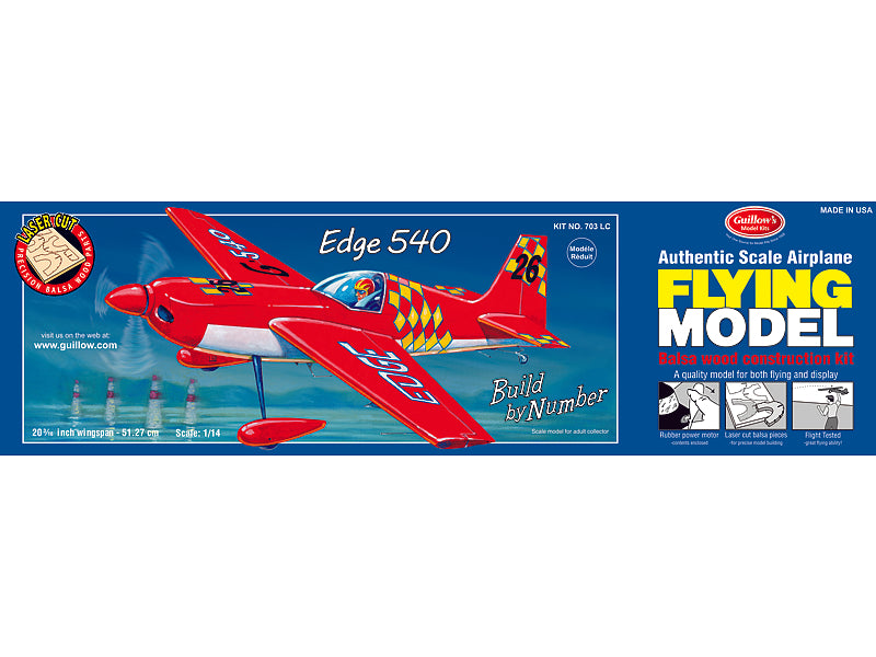 Zivko Edge 540 1/14 Scale Flying Balsa Wood Kit