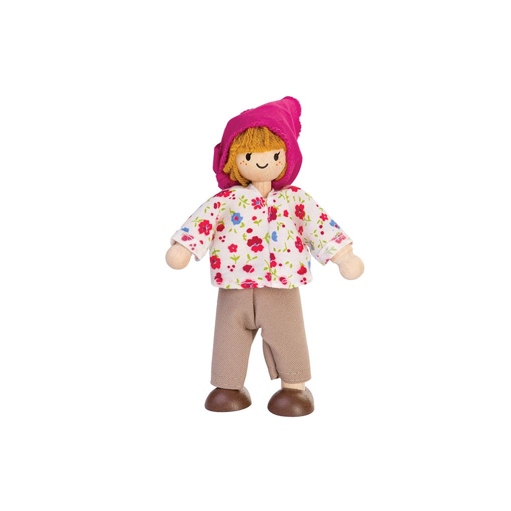 PlanToys Mom Dollhouse Figure - Light Skin Tone