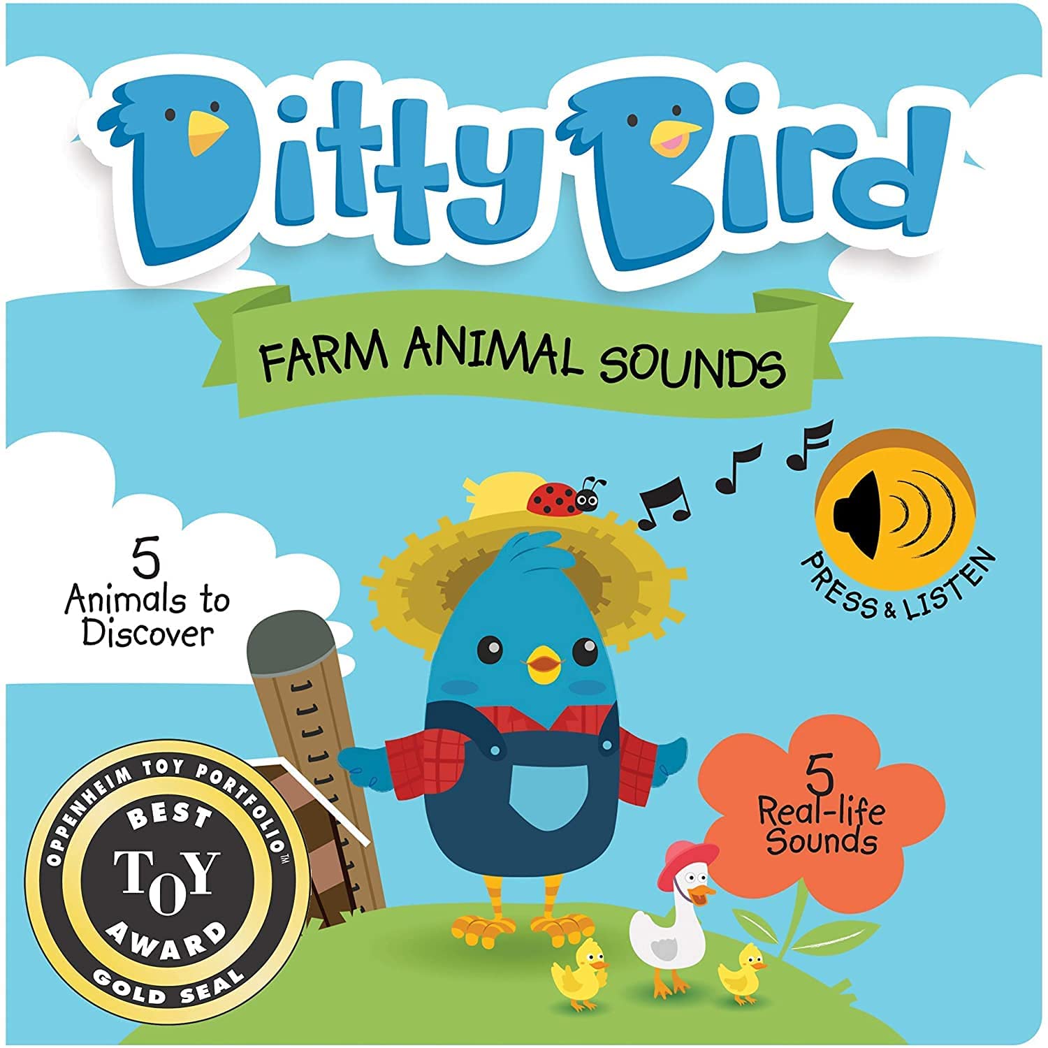 Ditty Bird Book - Farm Animal Sounds