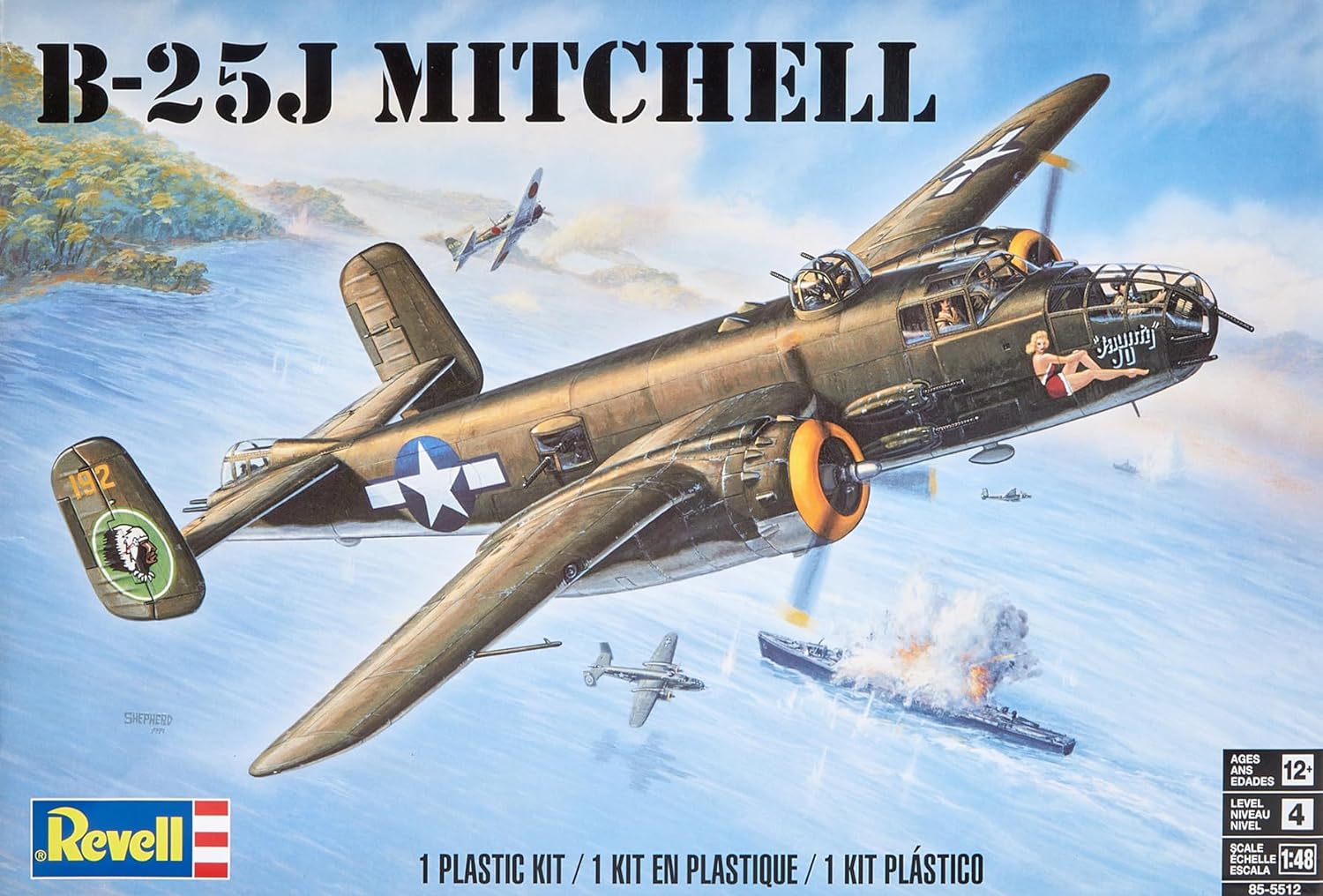 North American B-25J Mitchell 1/48 Scale Model Kit