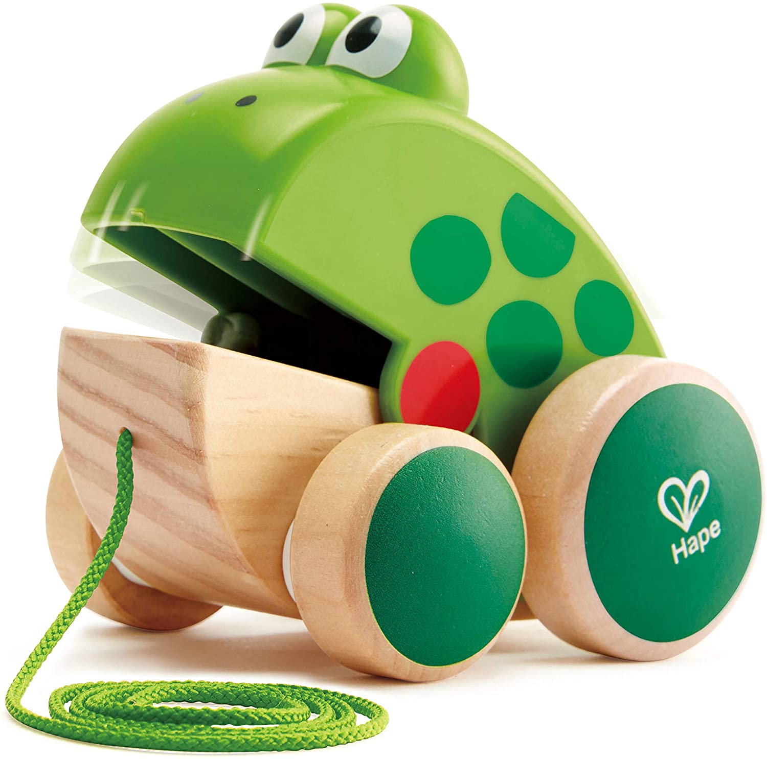 Hape Frog Push and Pull Toy