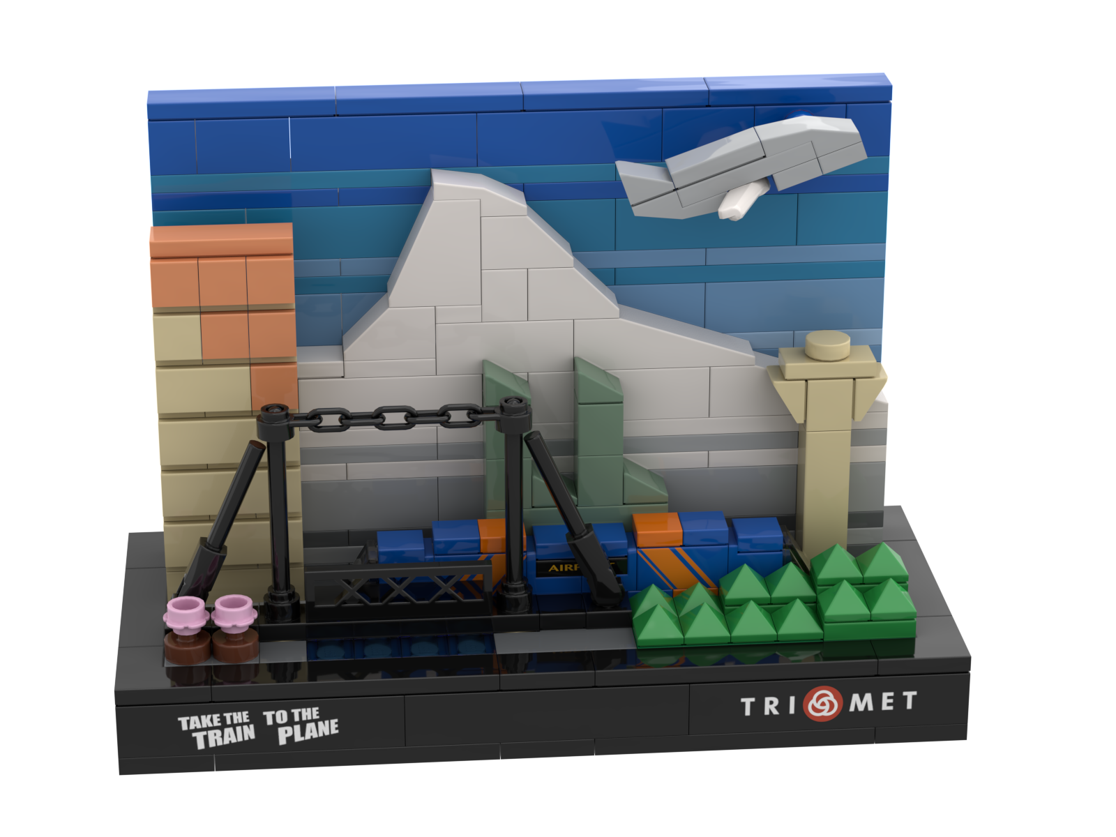 TriMet MAX Type 6 Microscale Cityscape (Custom)