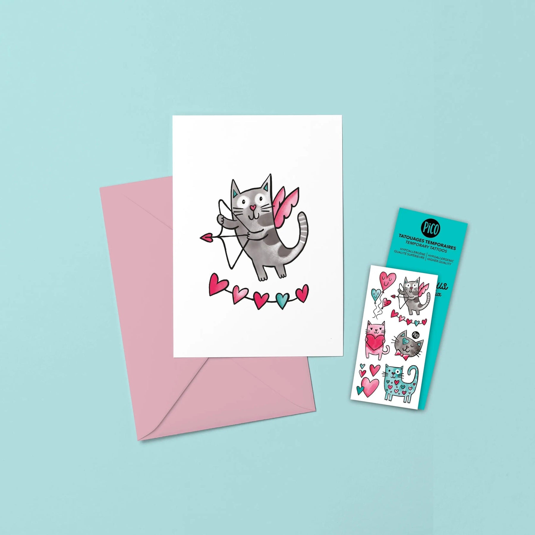 Greeting Card- Cats in Love