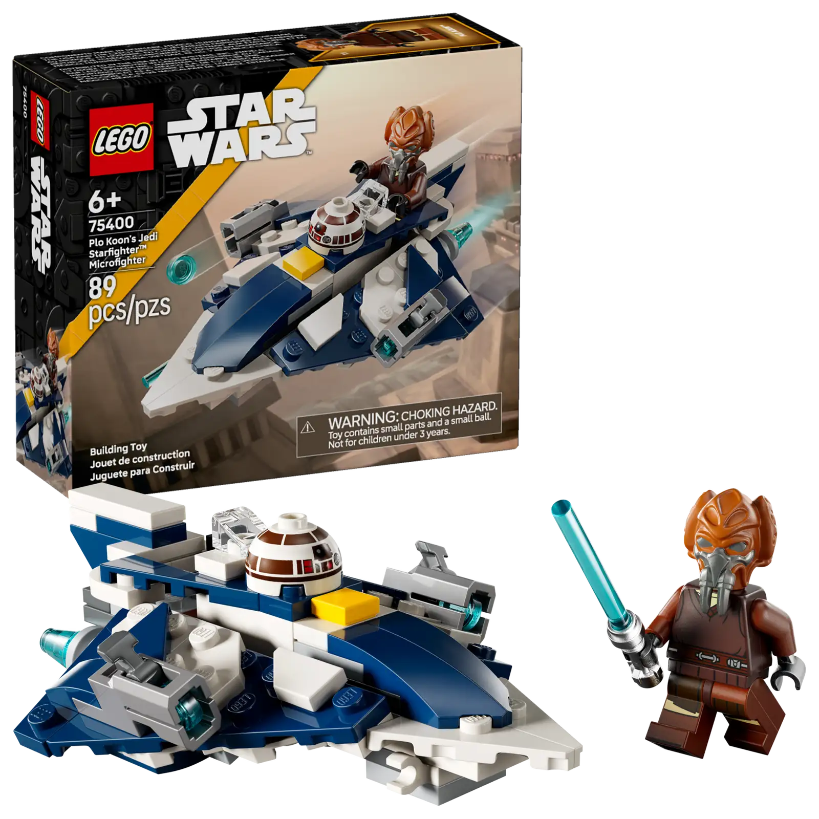 LEGO® Star Wars™ Plo Koon's Jedi Starfighter Microfighter 75400