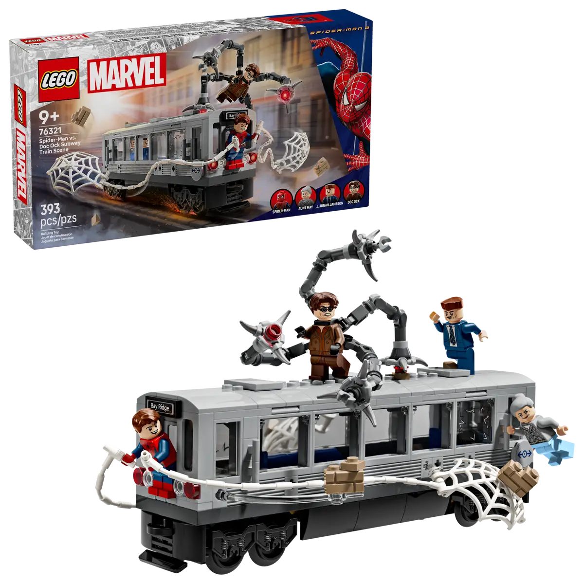 LEGO® Marvel Spider-Man vs. Doc Ock Subway Train Scene 76321