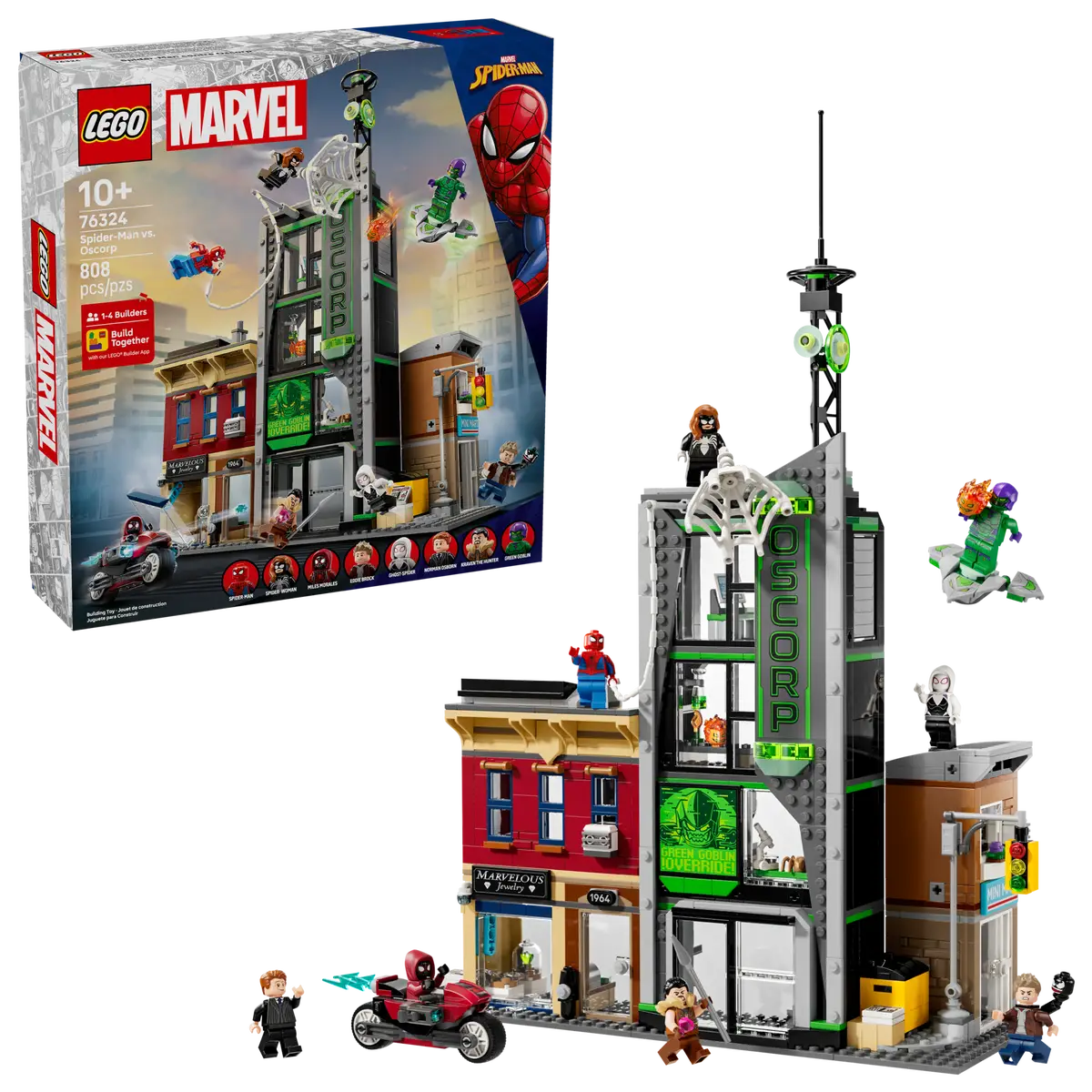 LEGO® Marvel Spider-Man vs. Oscorp 76324