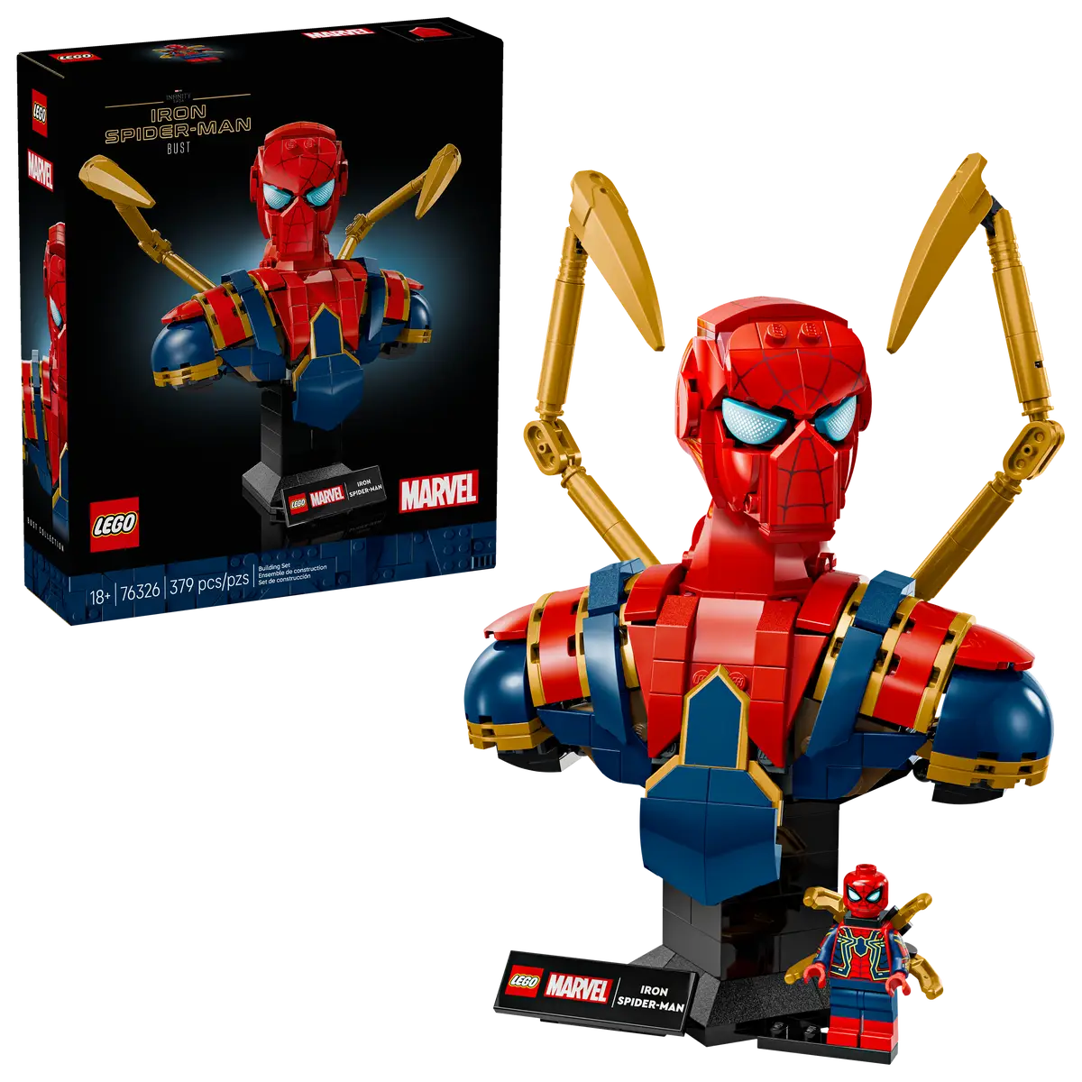 LEGO® Marvel Iron Spider-man Bust 76326