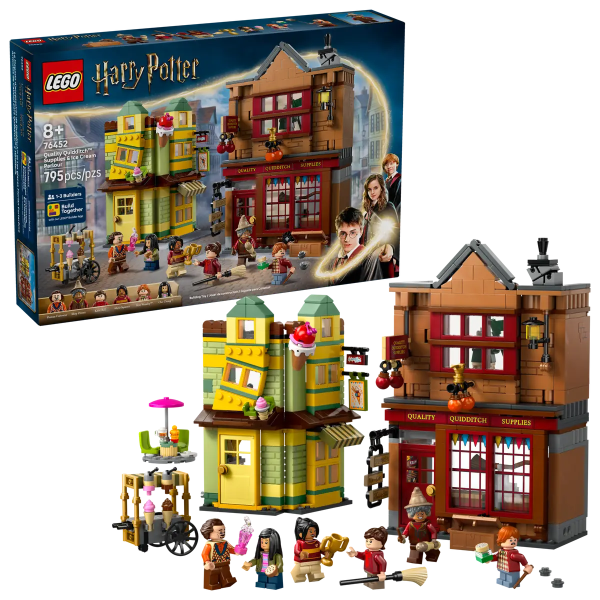 LEGO® Harry Potter™ Quality Quidditch™ Supplies & Ice Cream Parlour 76452