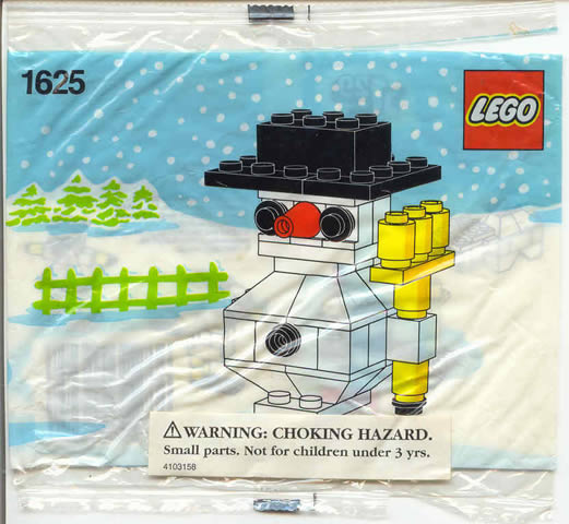 1625 Snowman Polybag (Retired) (New Sealed)