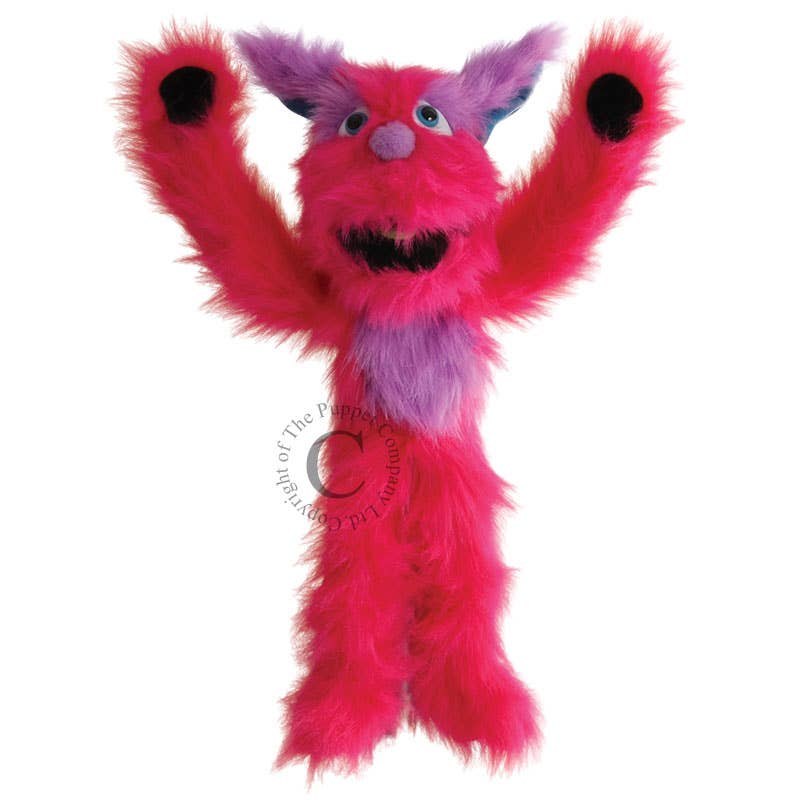 Pink Monster Hand Puppet