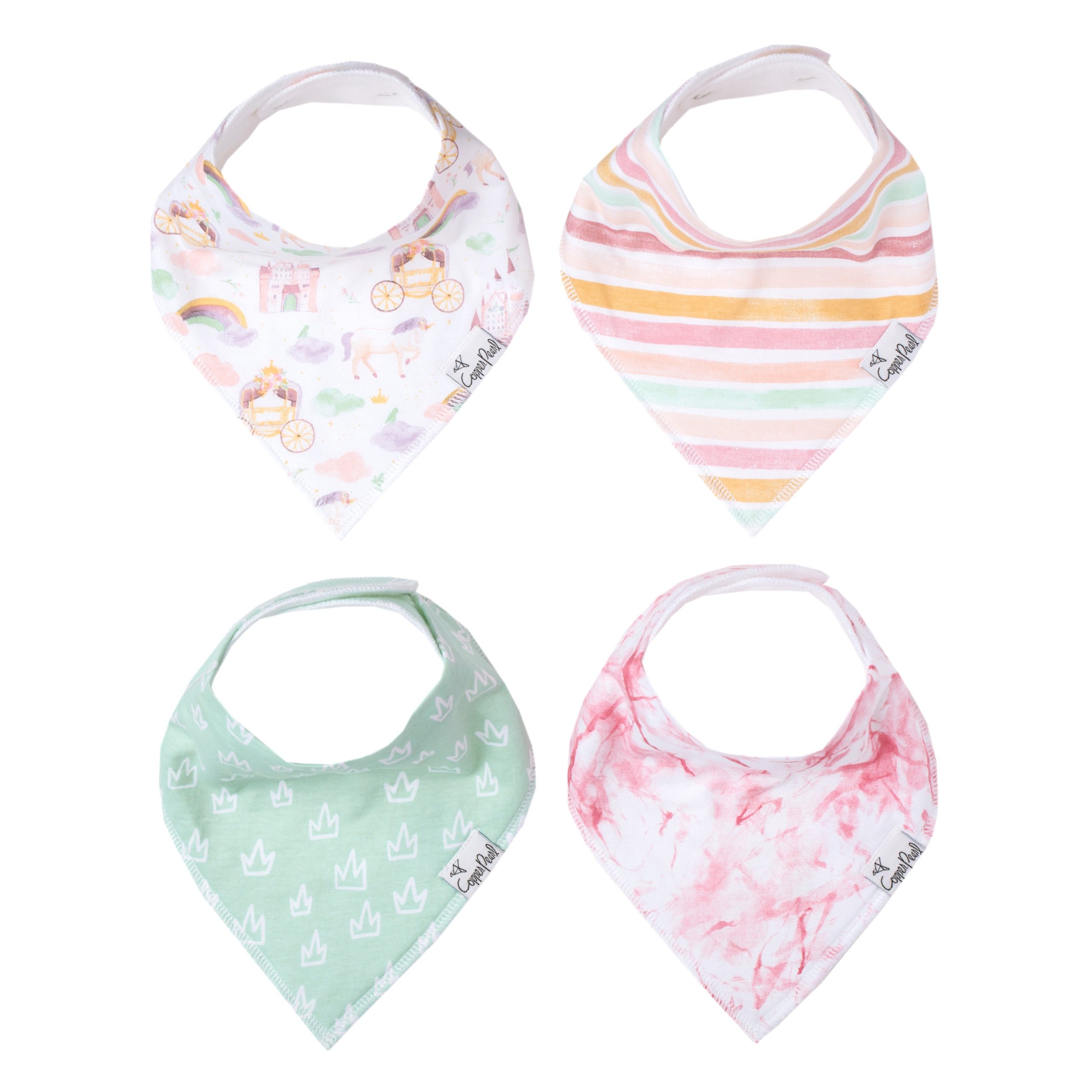 Bandana Bib 4pk- Enchanted