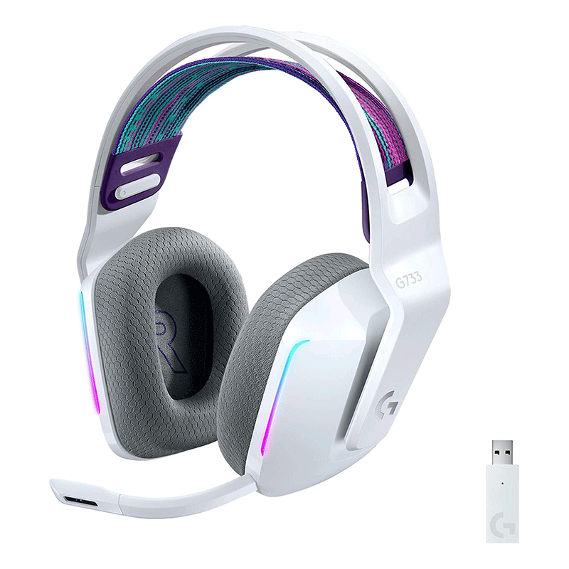 Logitech G733 Lightspeed Wireless RGB Gaming Headset White
