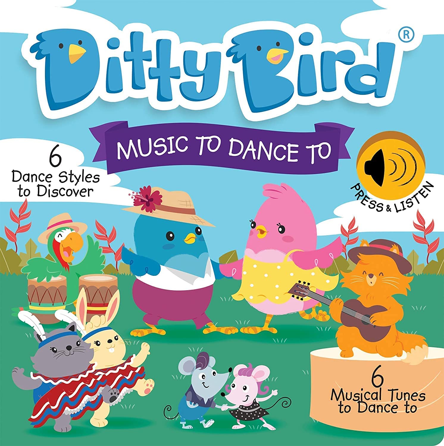 Ditty Bird Book - Music to Dance To Songs
