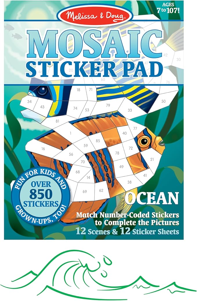 Melissa & Doug 30161 Mosaic Sticker Pad - Ocean