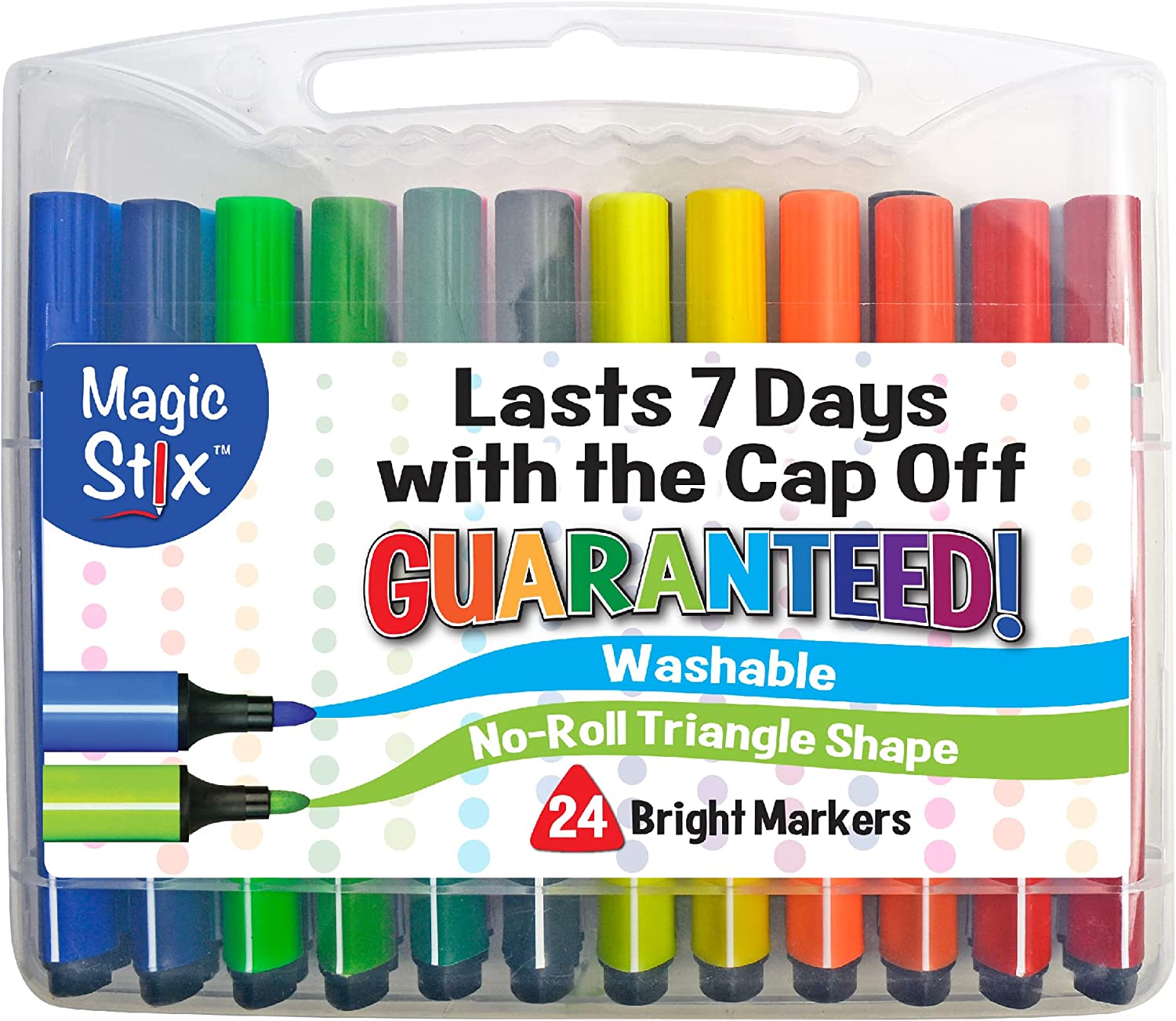 Magic Stix Washable Markers - 24 pack