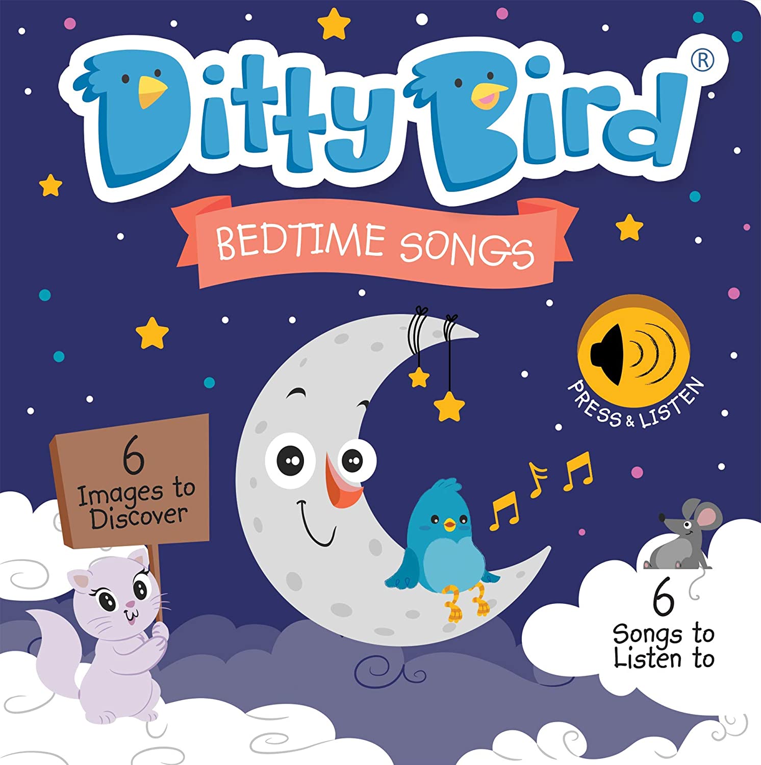 Ditty Bird Book - Bedtime Songs