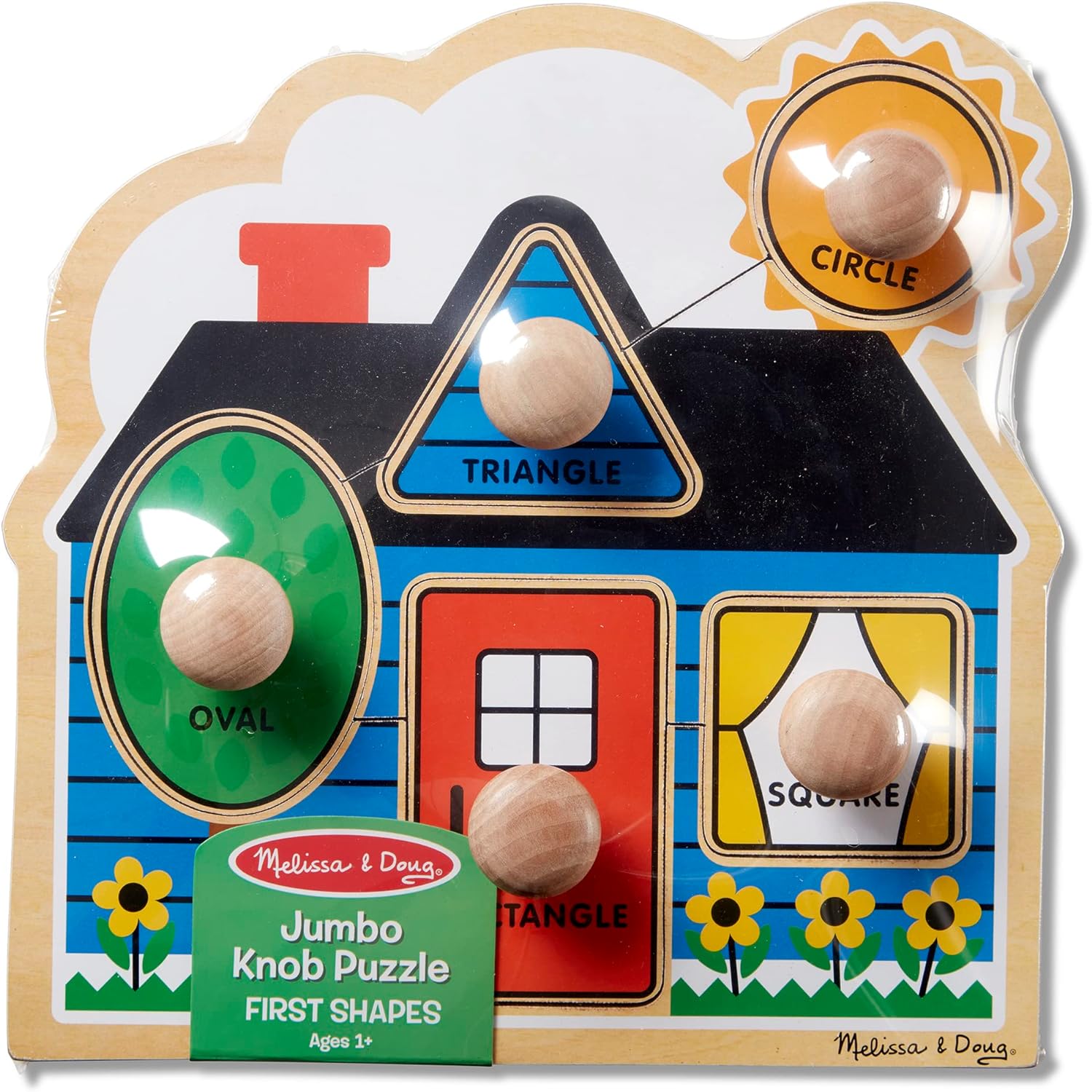 Melissa & Doug 2053 First Shapes Jumbo Wooden Puzzle