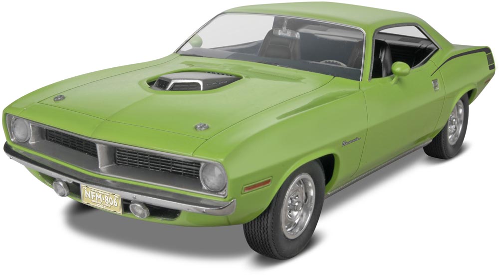 Plymouth 1970 Barracuda HEMI “Cuda” (2 In 1) 1:25 Scale Model Kit By Revell
