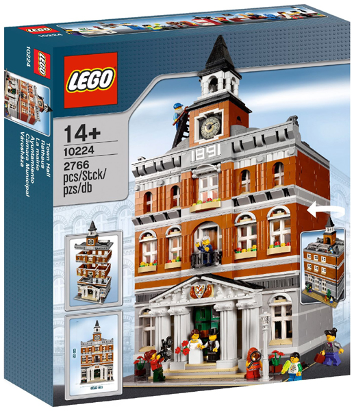 10224 LEGO Modular Town Hall (Retired) (New Sealed)