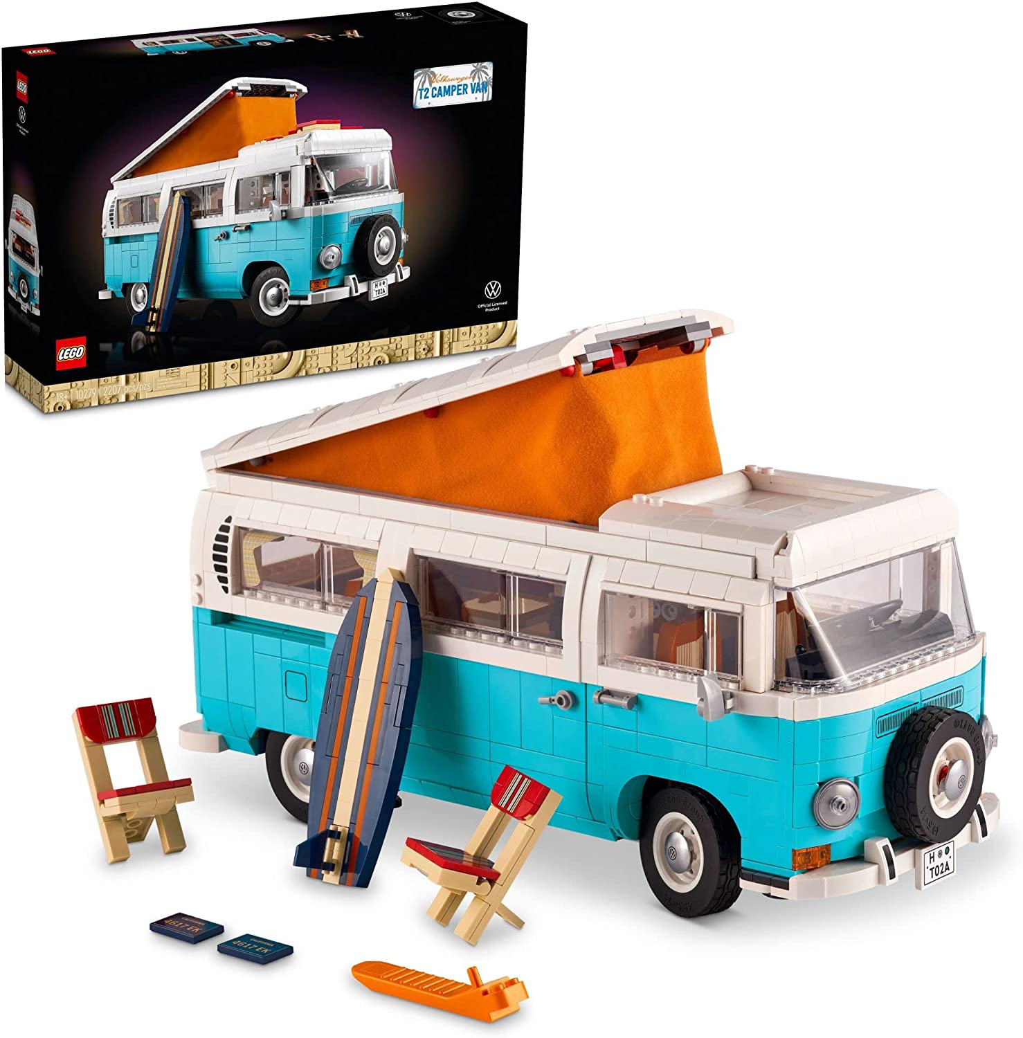 10279 Volkswagen T2 Camper Van (Retired) (New Sealed)