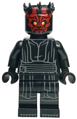 SW1333 Darth Maul - Horns, Printed Legs, Closed Mouth