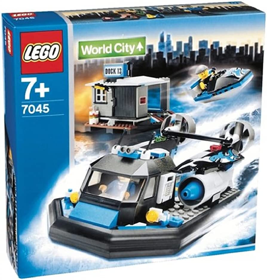 World City Hovercraft Hideout LEGO 7045 [Retired] 2003 NIB