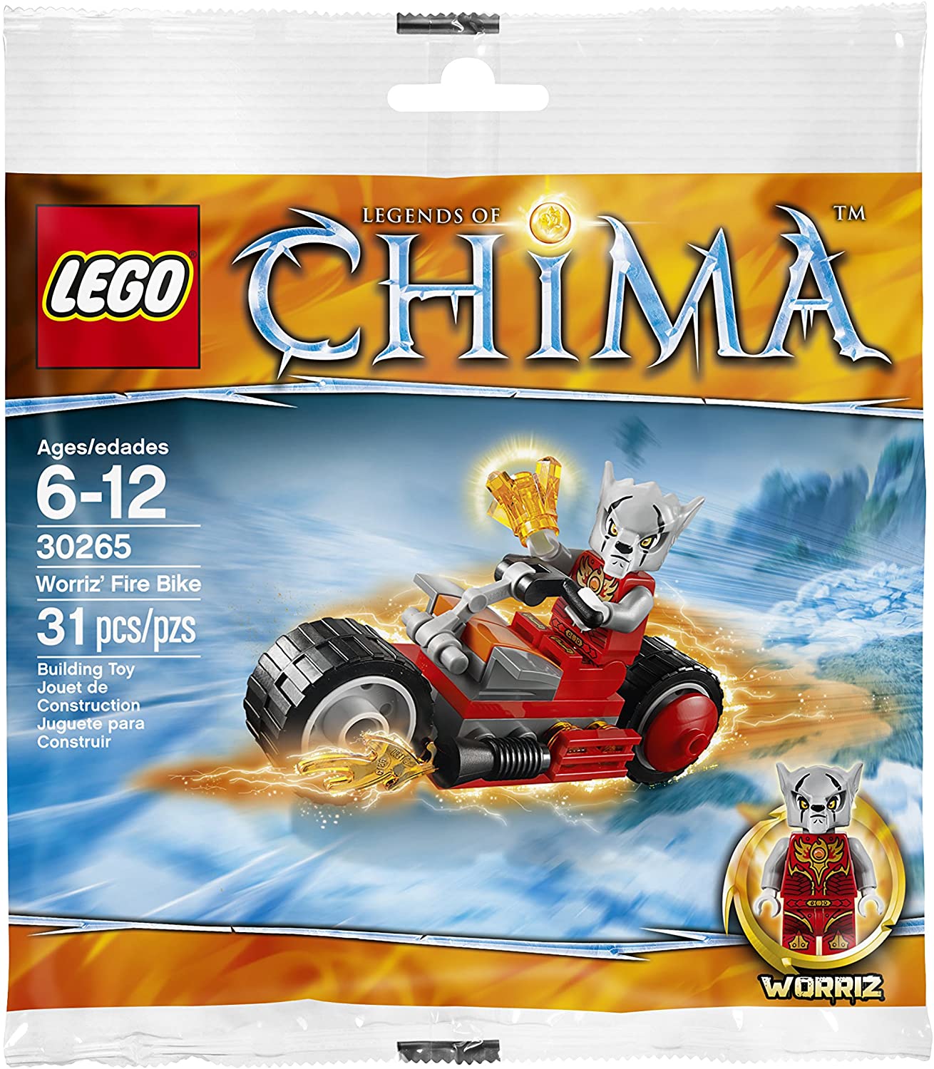 30265 Chima Worriz Fire Bike (Retired)