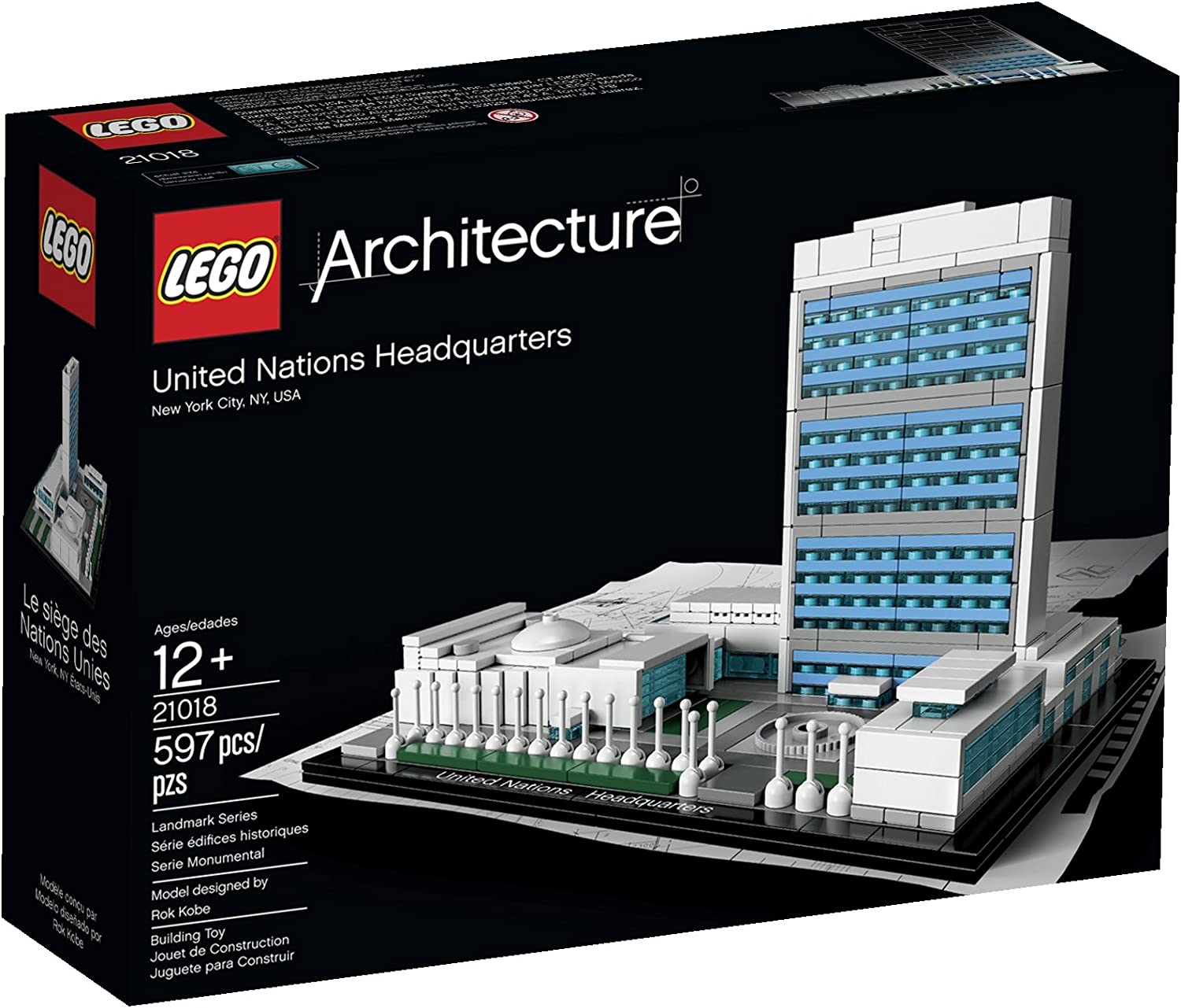 21018 Architecture United Nations Headquarters (Retired) (New Sealed)