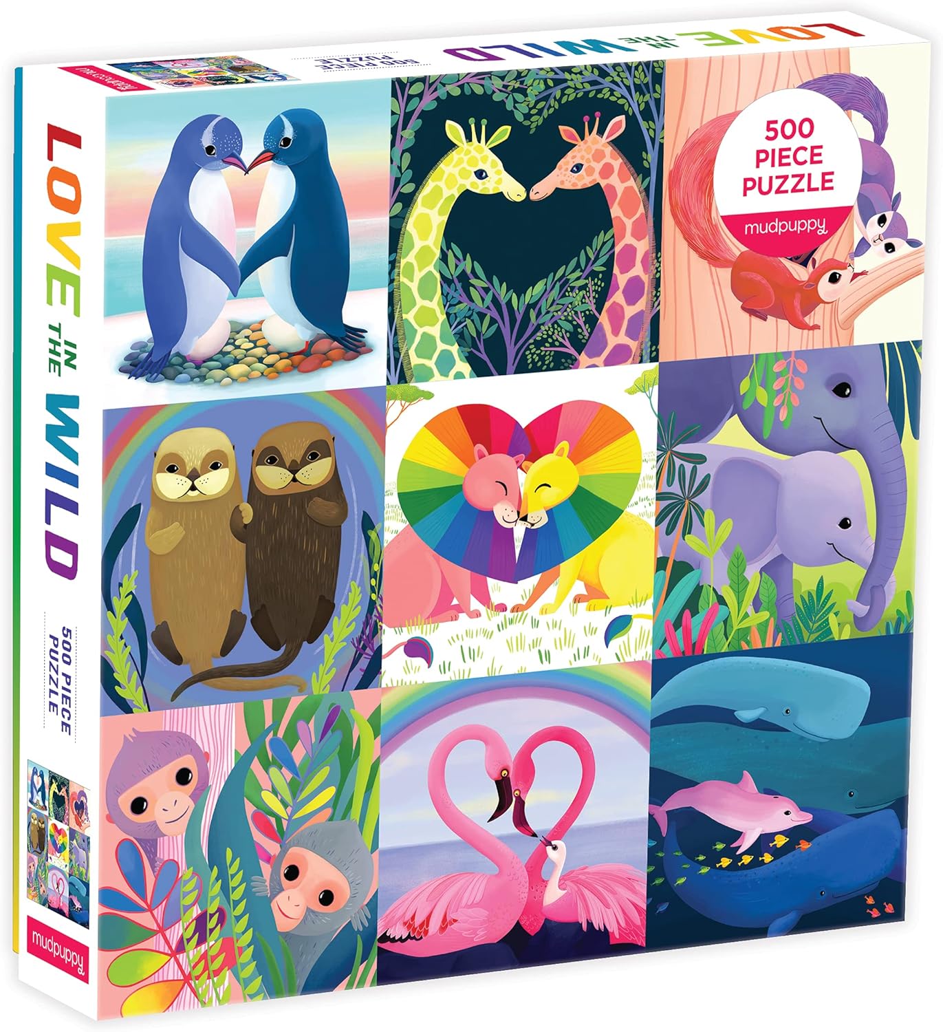 Mudpuppy's Love in The Wild 500 Piece Puzzle