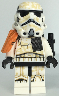 SW1132 Sandtrooper Squad Leader/Captain - Orange Pauldron