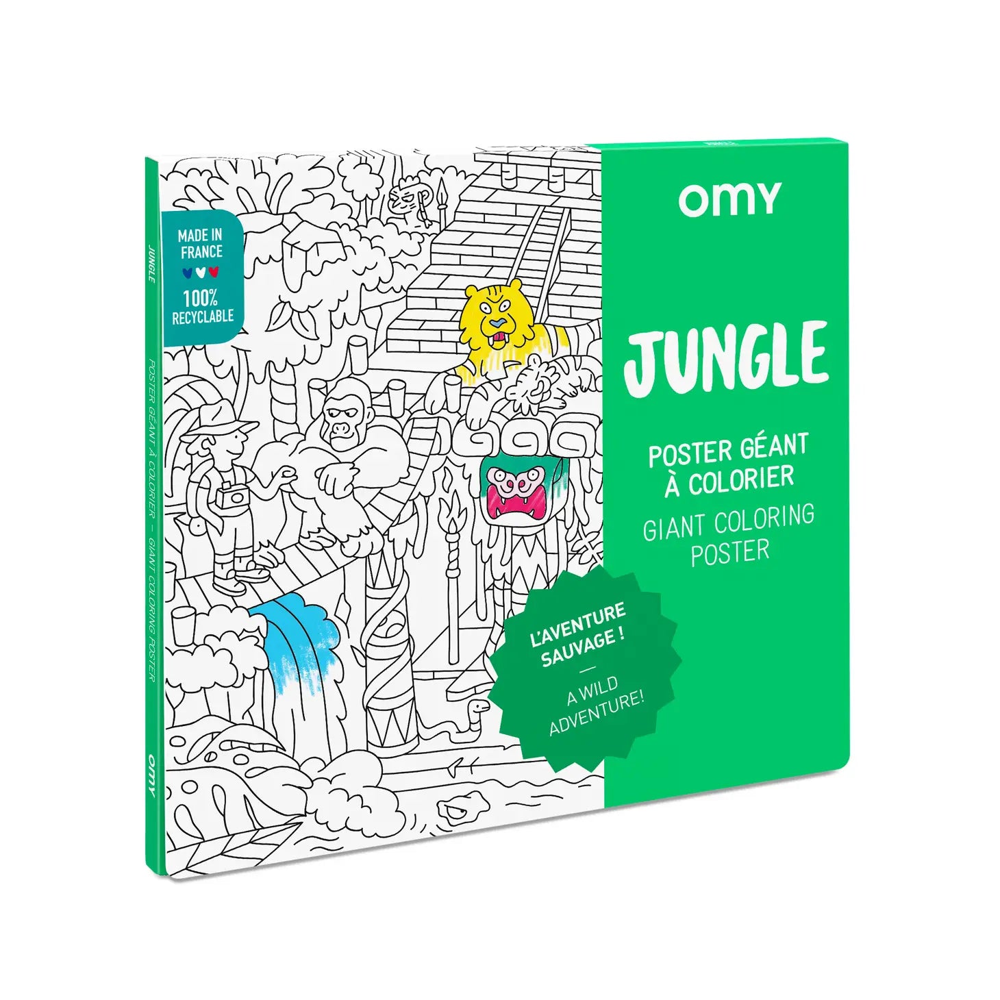 Jungle Coloring Poster