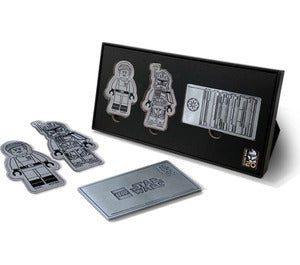 5008162 Credit, Star Wars Metal Republic Credit with 2 Minifigure Patches - Clone Wars Collectable