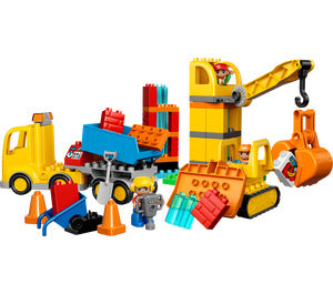 10813 Duplo Big Construction Site, Retired, Project Set, Pre-Owned - Comes As Is