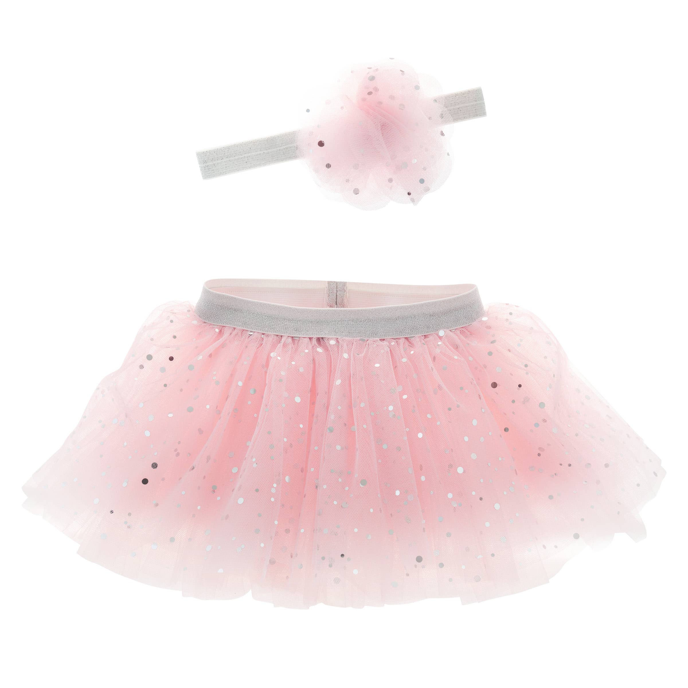Tutu & Headband Set: Rose Pink-Large