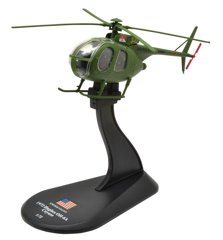 Hughes OH-6A Cayuse Light Observation Helicopter (LOH) C Troop 16th Cavalry 1972 1:72 Sacle Model
