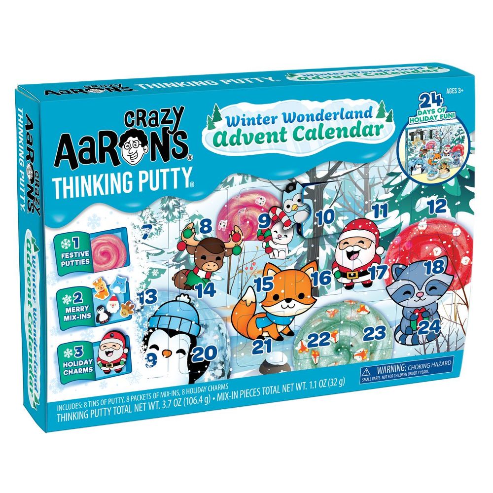 Crazy Aaron’s® Winter Wonderland Thinking Putty Advent Calendar